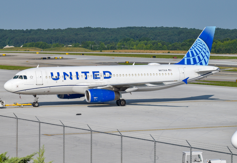 Photo of N473UA - United Airlines Airbus A320 at RDU on AeroXplorer Aviation Database