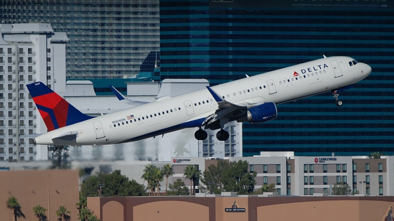Photo of N309DN - Delta Airlines Airbus A321-200 at LAS on AeroXplorer Aviation Database