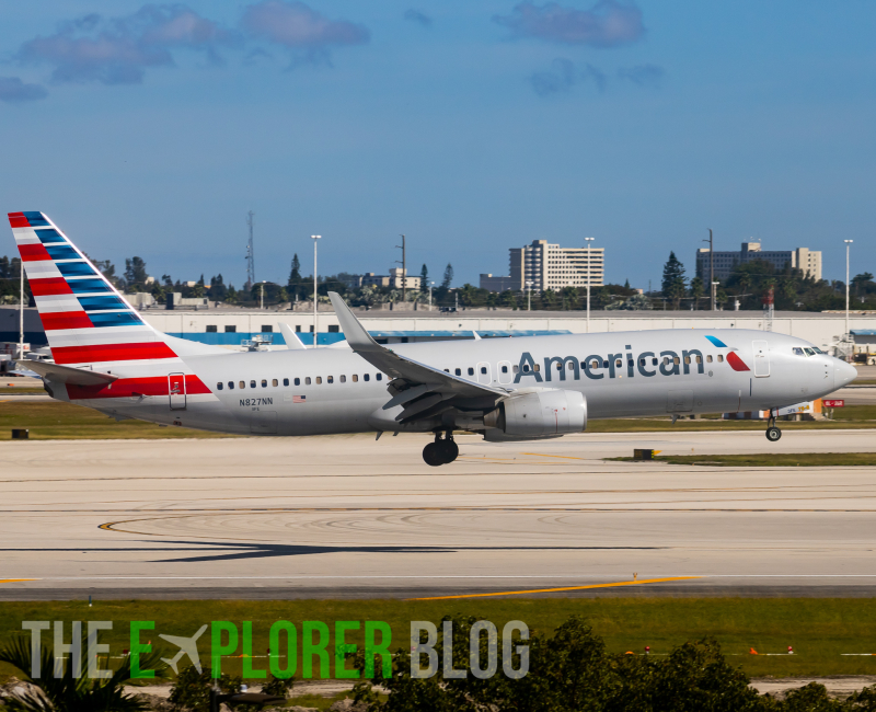 Photo of N827NN - American Airlines Boeing 737-800 at mia on AeroXplorer Aviation Database