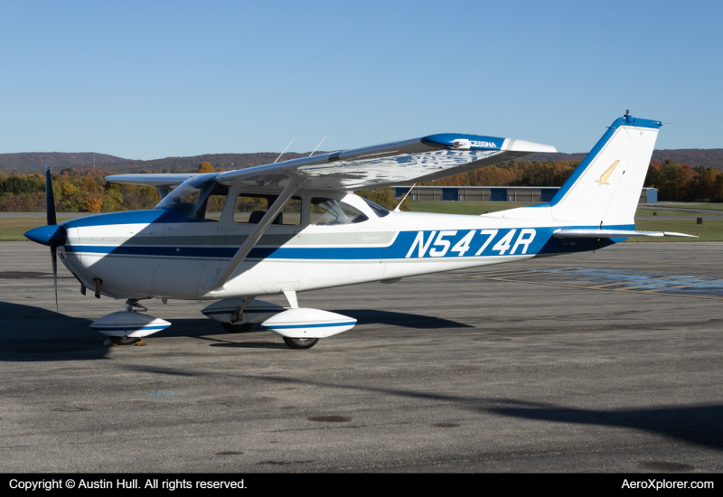 Photo of N5474R - PRIVATE Cessna 172 at MGW on AeroXplorer Aviation Database