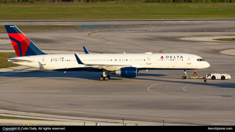 Photo of N543US - Delta Airlines Boeing 757-200 at MCO on AeroXplorer Aviation Database