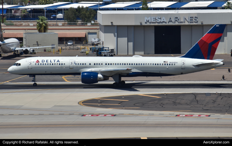 Photo of N684DA - Delta Airlines Boeing 757-200 at PHX on AeroXplorer Aviation Database