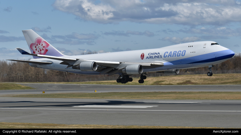Photo of B-18710 - China Airlines Cargo Boeing 747-400F at ANC on AeroXplorer Aviation Database