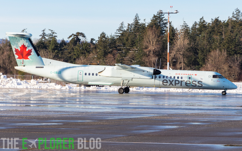 Photo of C-GBJZ - Air Canada Express De Havilland Dash 8-400 at YYJ on AeroXplorer Aviation Database