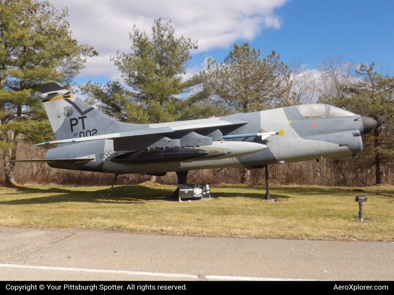 Photo of 73-002 - USAF - United States Air Force LTV A-7B Corsair II at PIT on AeroXplorer Aviation Database