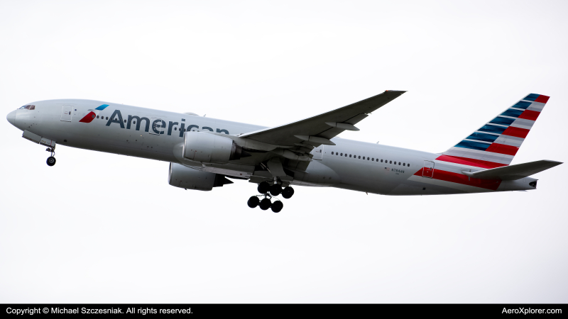 Photo of N784AN - American Airlines Boeing 777-200ER at LHR on AeroXplorer Aviation Database