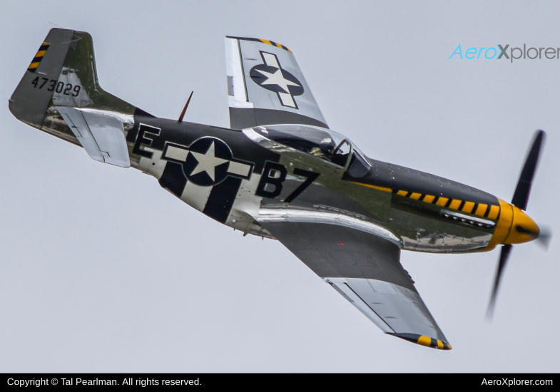 Photo of N51JB - PRIVATE North American P-51D Mustang at DOV on AeroXplorer Aviation Database
