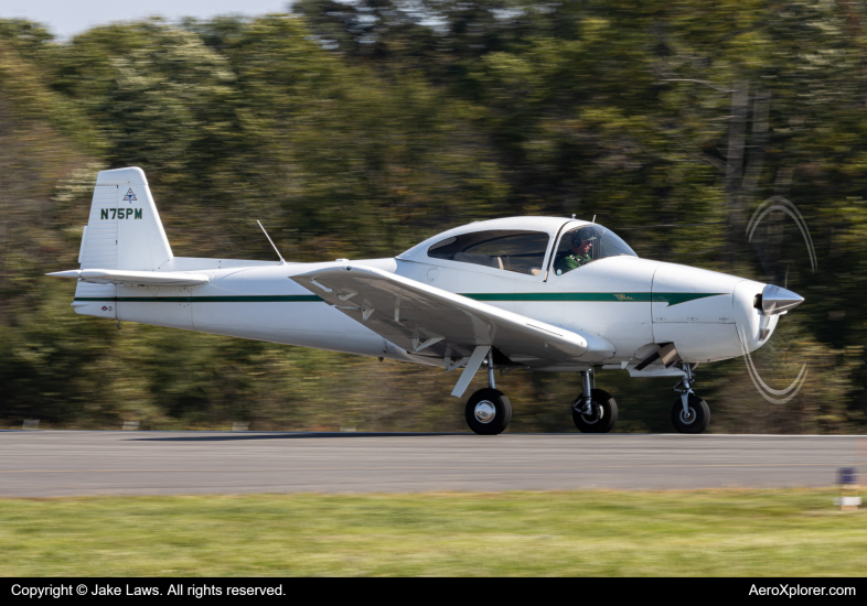 Photo of N75PM - PRIVATE North American Navion A  at CJR on AeroXplorer Aviation Database