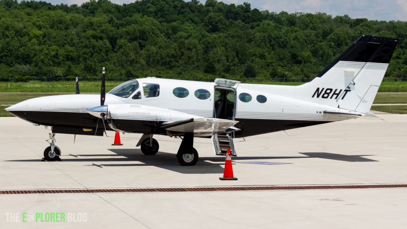 Photo of N8HT - PRIVATE Cessna 421 at HAO on AeroXplorer Aviation Database