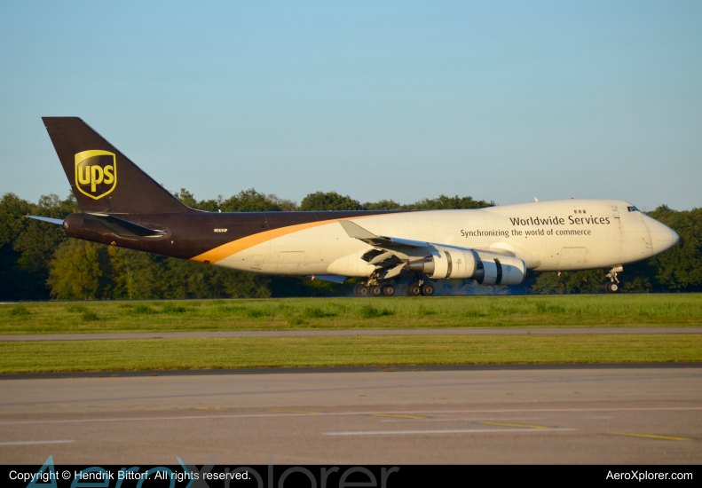 Photo of N583UP - UPS Airlines Boeing 747-8F at CGN on AeroXplorer Aviation Database