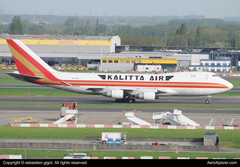 Photo of N716CK - Kalitta Air B744 at EBBR on AeroXplorer Aviation Database