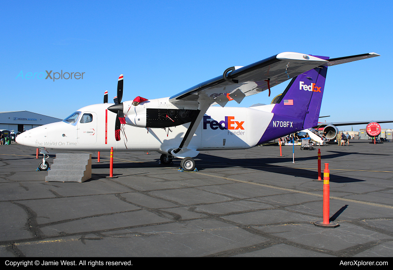 Photo of N708FX - FedEx Cessna 408 SkyCourier at MHR on AeroXplorer Aviation Database