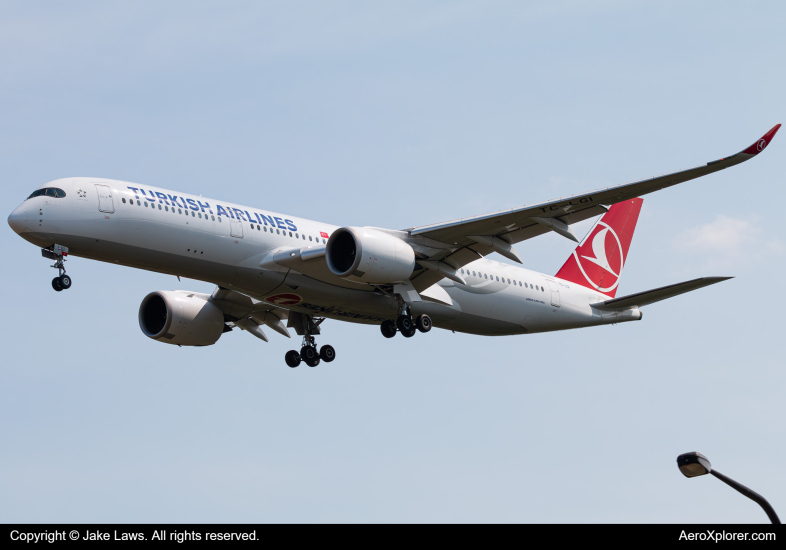 Photo of TC-LGI - Turkish Airlines Airbus A350-900 at IAD on AeroXplorer Aviation Database