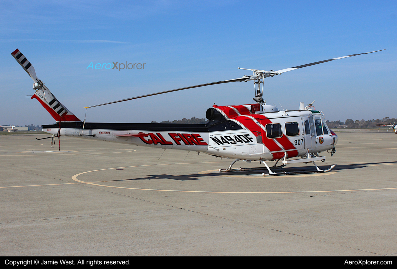 Photo of N494DF - California Department of Forestry (Cal Fire) Bell UH-1 Huey/Iroquois  at MCC on AeroXplorer Aviation Database