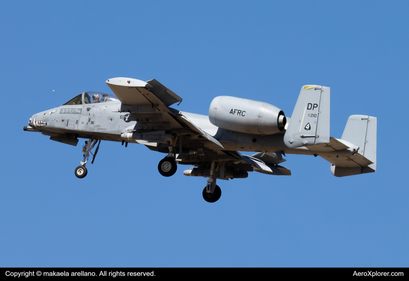 Photo of 79-0210 - USAF - United States Air Force Fairchild A-10 Thunderbolt at BOI on AeroXplorer Aviation Database