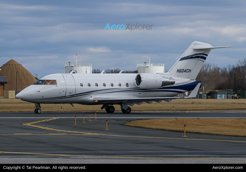 Photo of N604CH - PRIVATE Bombardier Challenger 604 at MTN on AeroXplorer Aviation Database