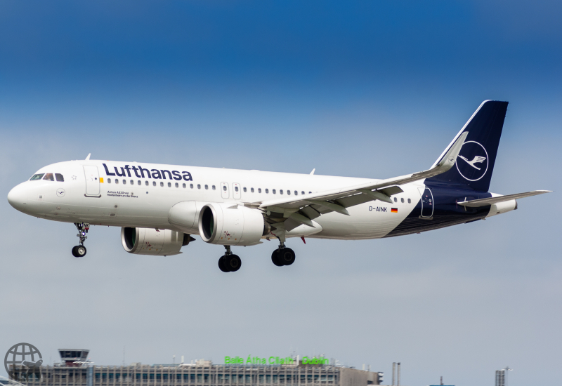 Photo of D-AINK - Lufthansa Airbus A320neo at DUB on AeroXplorer Aviation Database