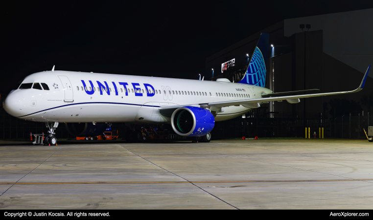 Photo of N14518 - United Airlines Airbus A321NEO at TPA on AeroXplorer Aviation Database