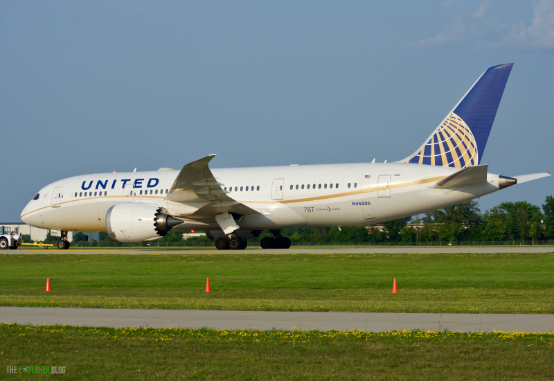 Photo of N45905 - United Airlines Boeing 787-8 at OSH on AeroXplorer Aviation Database