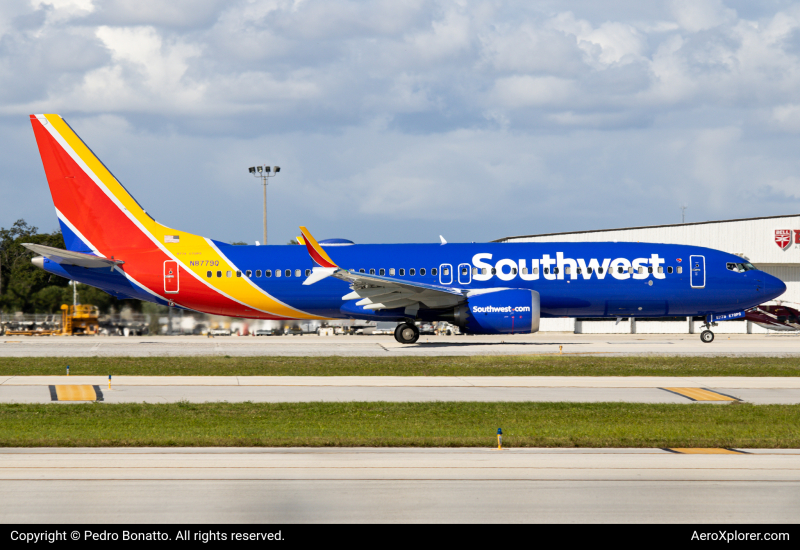 Photo of N8779Q - Southwest Airlines Boeing 737 MAX 8 at FLL on AeroXplorer Aviation Database
