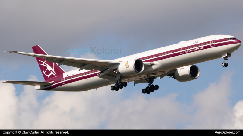 Photo of A7-BAC - Qatar Airways Boeing 777-300ER at IAD on AeroXplorer Aviation Database