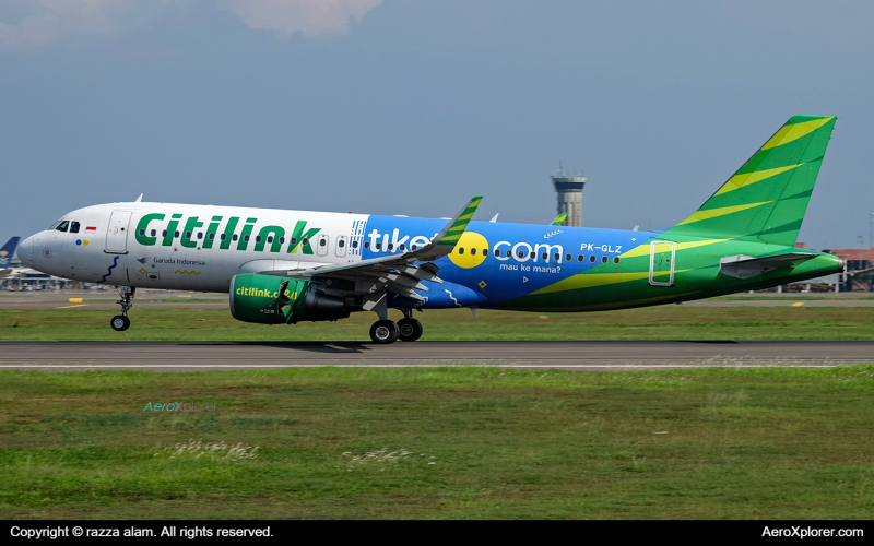 Photo of PK-GLZ - Citilink Airbus A320 at CGK on AeroXplorer Aviation Database