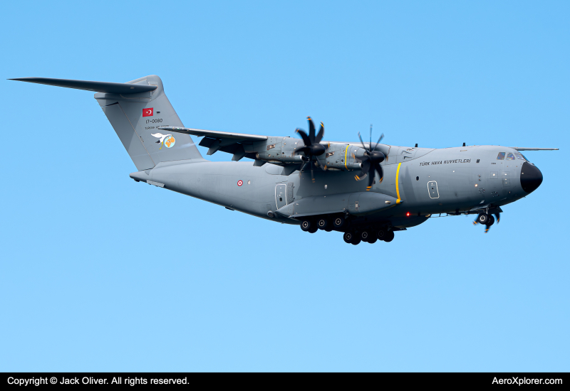 Photo of 17-0080 - Turkish Air Force Airbus A400M at JFK on AeroXplorer Aviation Database