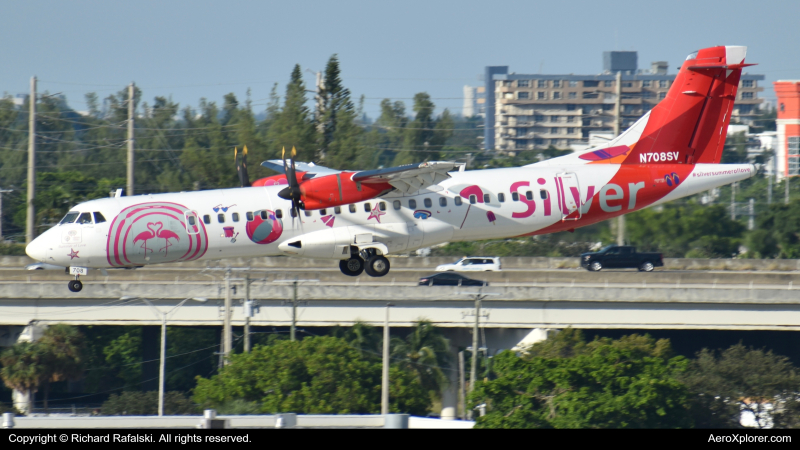 Photo of N708SV - Silver Airways ATR 72-600 at FLL on AeroXplorer Aviation Database