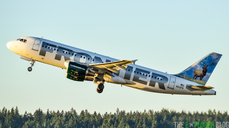 Photo of N213FR - Frontier Airlines Airbus A320 at PDX on AeroXplorer Aviation Database
