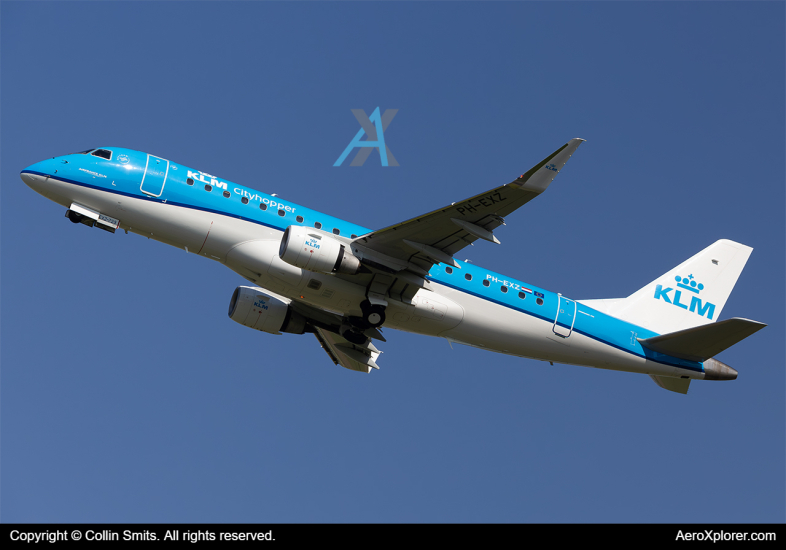 Photo of PH-EXZ - KLM CityHopper Embraer E175 at AMS on AeroXplorer Aviation Database