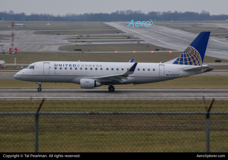 Photo of N745YX - Republic Airways Embraer E170 at CVG on AeroXplorer Aviation Database