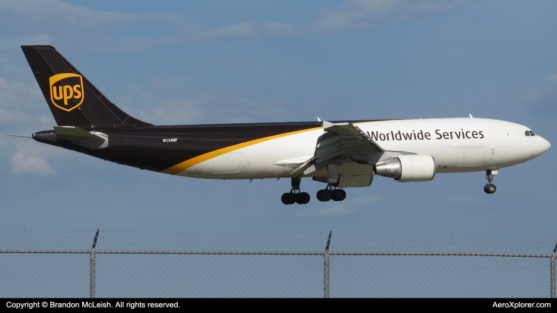 Photo of N134UP - United Parcel Service Airbus A300F-600 at MCO on AeroXplorer Aviation Database