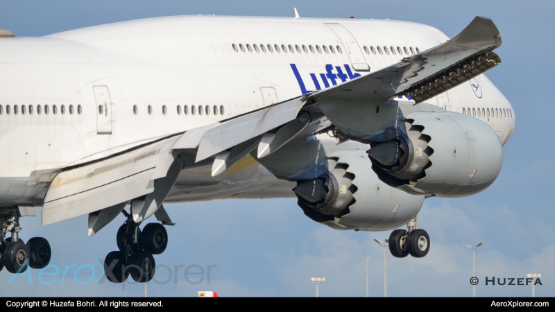 Photo of D-ABYS - Lufthansa Boeing 747-8i at MIA on AeroXplorer Aviation Database