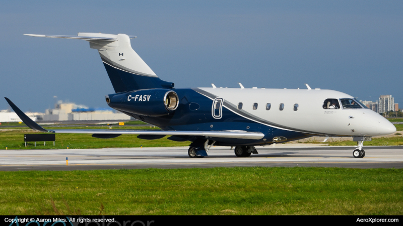 Photo of C-FASV - Air Sprint Embraer Legacy 450 at YYZ on AeroXplorer Aviation Database