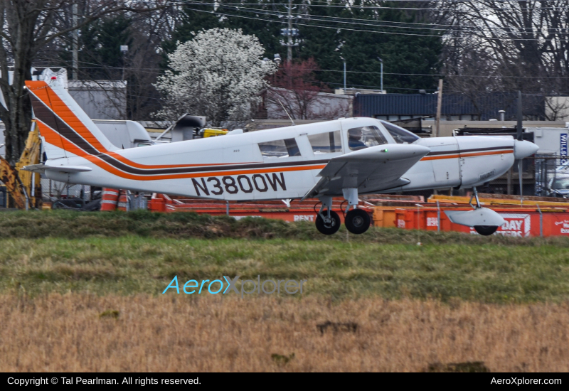 Photo of N3800W - PRIVATE Piper PA-32 at GAI on AeroXplorer Aviation Database