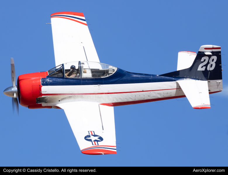 Photo of N238V - PRIVATE North American T-28B Trojan at SAD on AeroXplorer Aviation Database