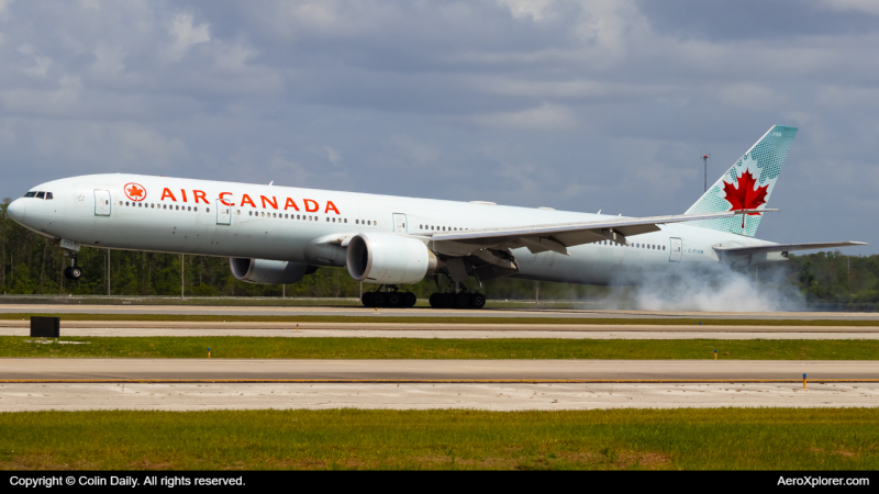 Photo of C-FIVM - Air Canada Boeing 777-300ER at MCO on AeroXplorer Aviation Database