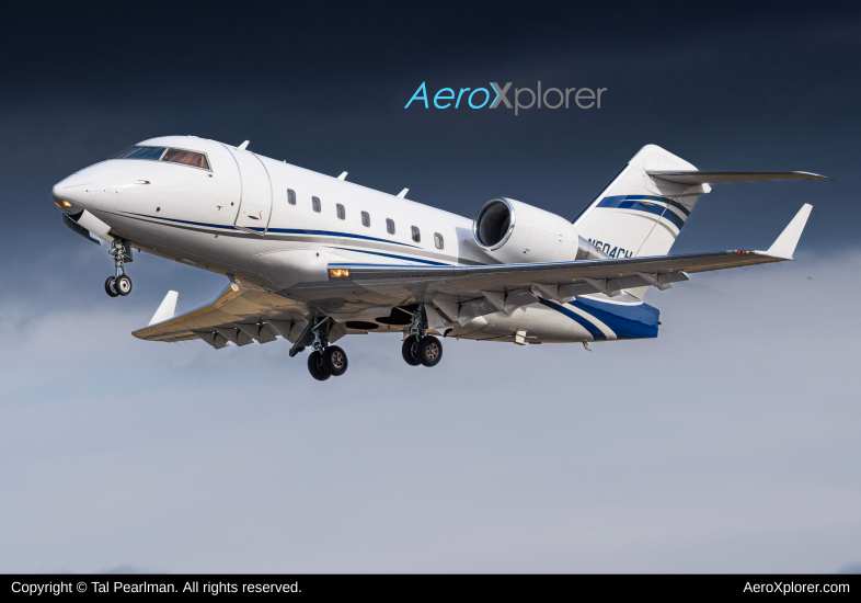 Photo of N604CH - PRIVATE Bombardier Challenger 604 at MTN on AeroXplorer Aviation Database