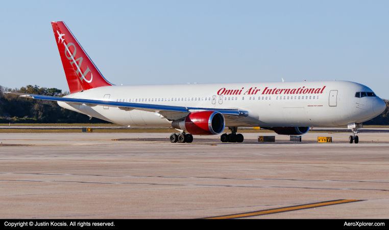 Photo of N378AX - Omni Air International Boeing 767-300ER at TPA on AeroXplorer Aviation Database