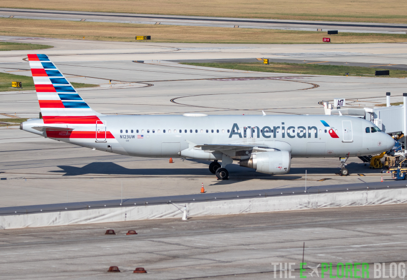 Photo of N123UW - American Airlines Airbus A320 at SAT on AeroXplorer Aviation Database