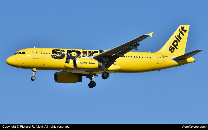 Photo of N613NK - Spirit Airlines Airbus A320 at MCO on AeroXplorer Aviation Database