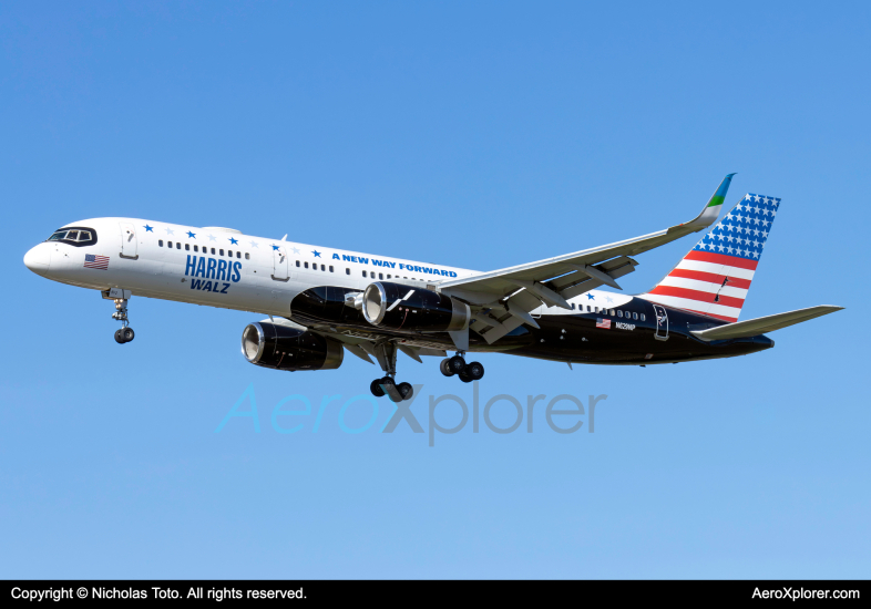 Photo of N629NP - NEW PACIFIC AIRWAYS Boeing 757-200 at ABE on AeroXplorer Aviation Database