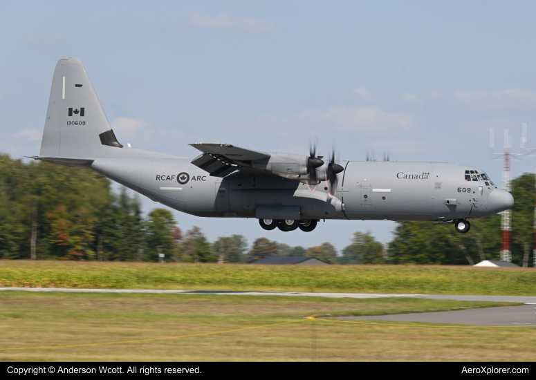 Photo of 130609 - Royal Canadian Air Force Lockheed C-130J Hercules at YXU on AeroXplorer Aviation Database