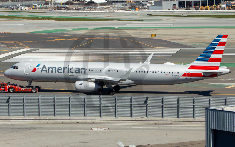 Photo of N105NN - American Airlines Airbus A321-200 at SFO on AeroXplorer Aviation Database