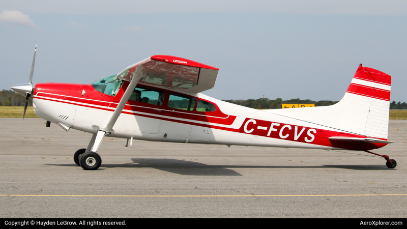 Photo of C-FCVS - PRIVATE Cessna 180 at CYGK on AeroXplorer Aviation Database