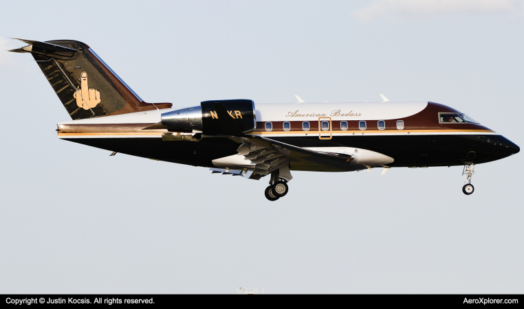 Photo of N71KR - PRIVATE Bombardier Challenger 601 at TPA on AeroXplorer Aviation Database