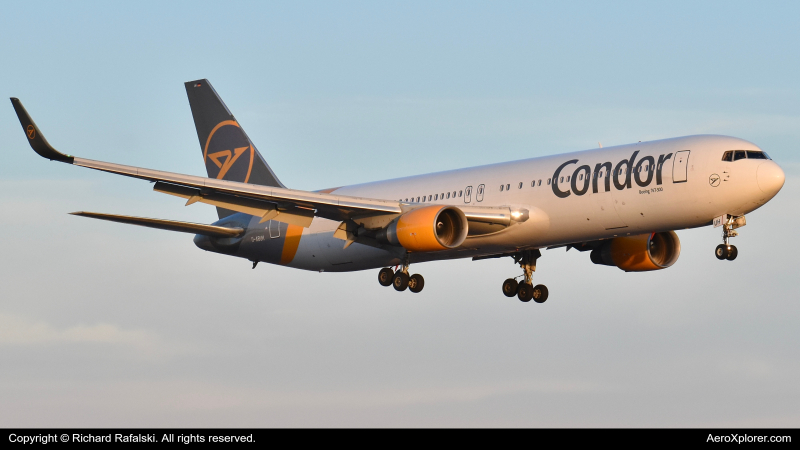 Photo of D-ABUH - Condor Boeing 767-300ER at PHX on AeroXplorer Aviation Database