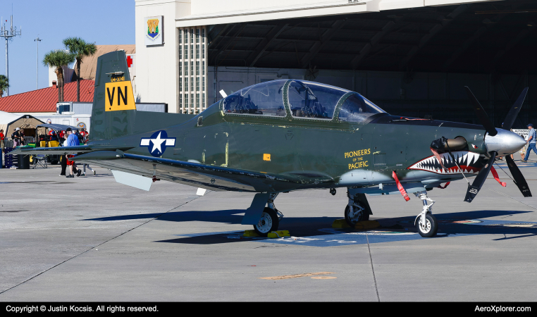 Photo of 04-3741 - USAF - United States Air Force Beechcraft T-6 Texan II at MCF on AeroXplorer Aviation Database