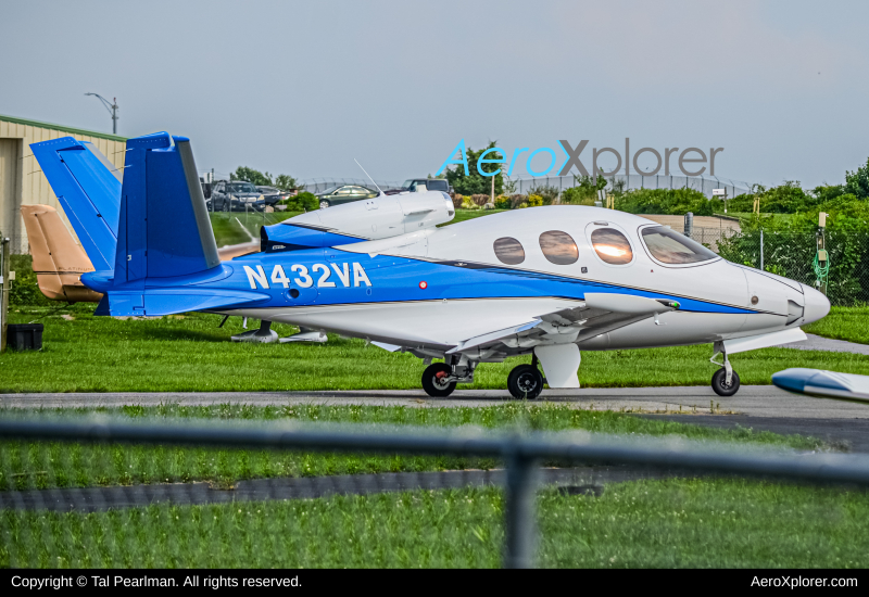 Photo of N432VA - PRIVATE Cirrus Vision Jet at GAI on AeroXplorer Aviation Database