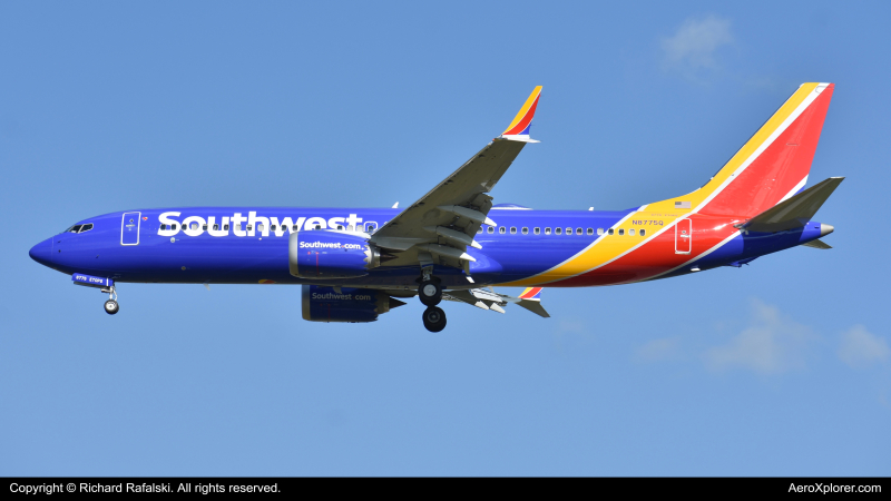 Photo of N8775Q - Southwest Airlines Boeing 737 MAX 8 at MCO on AeroXplorer Aviation Database